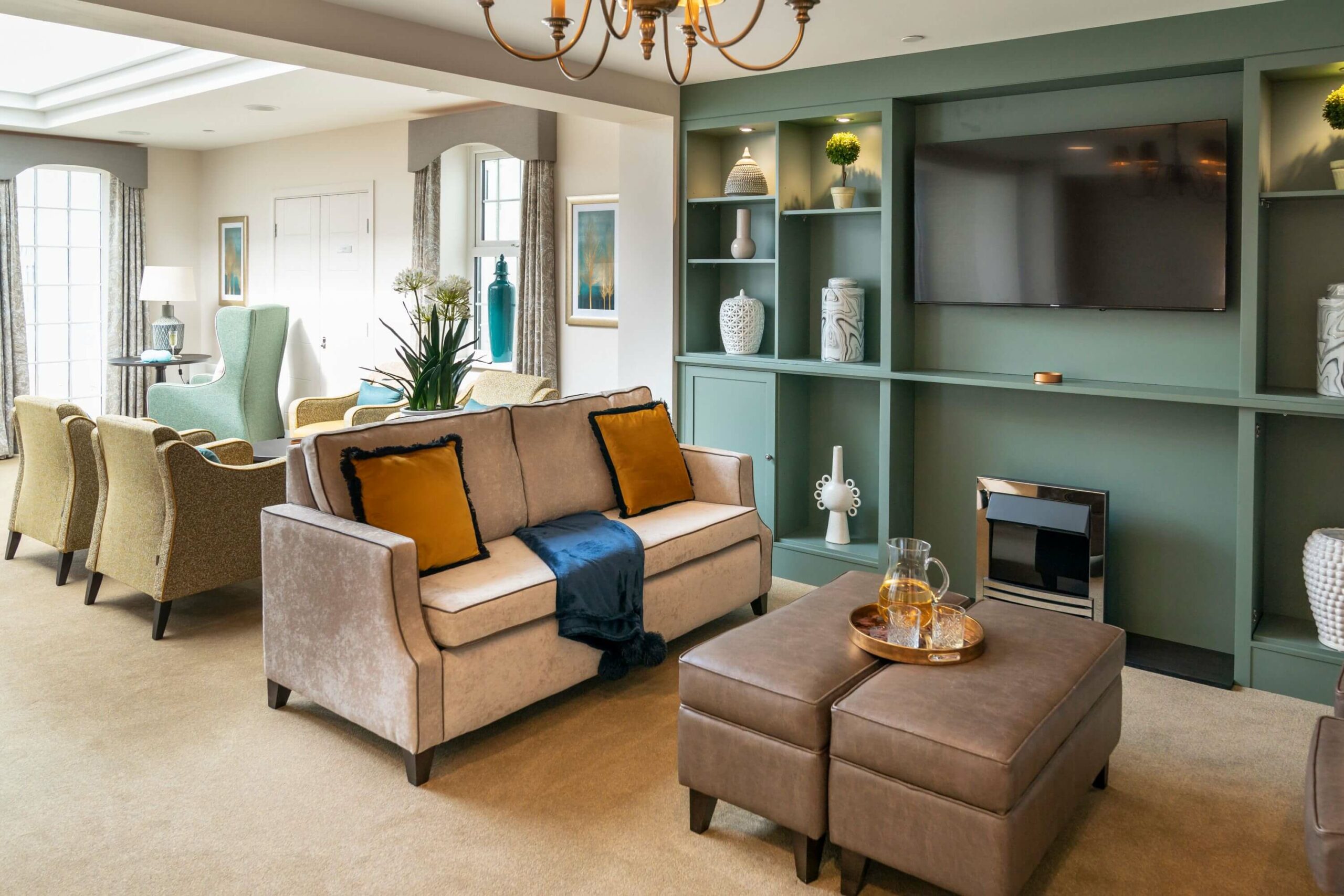 A bright living space at Whitehouse