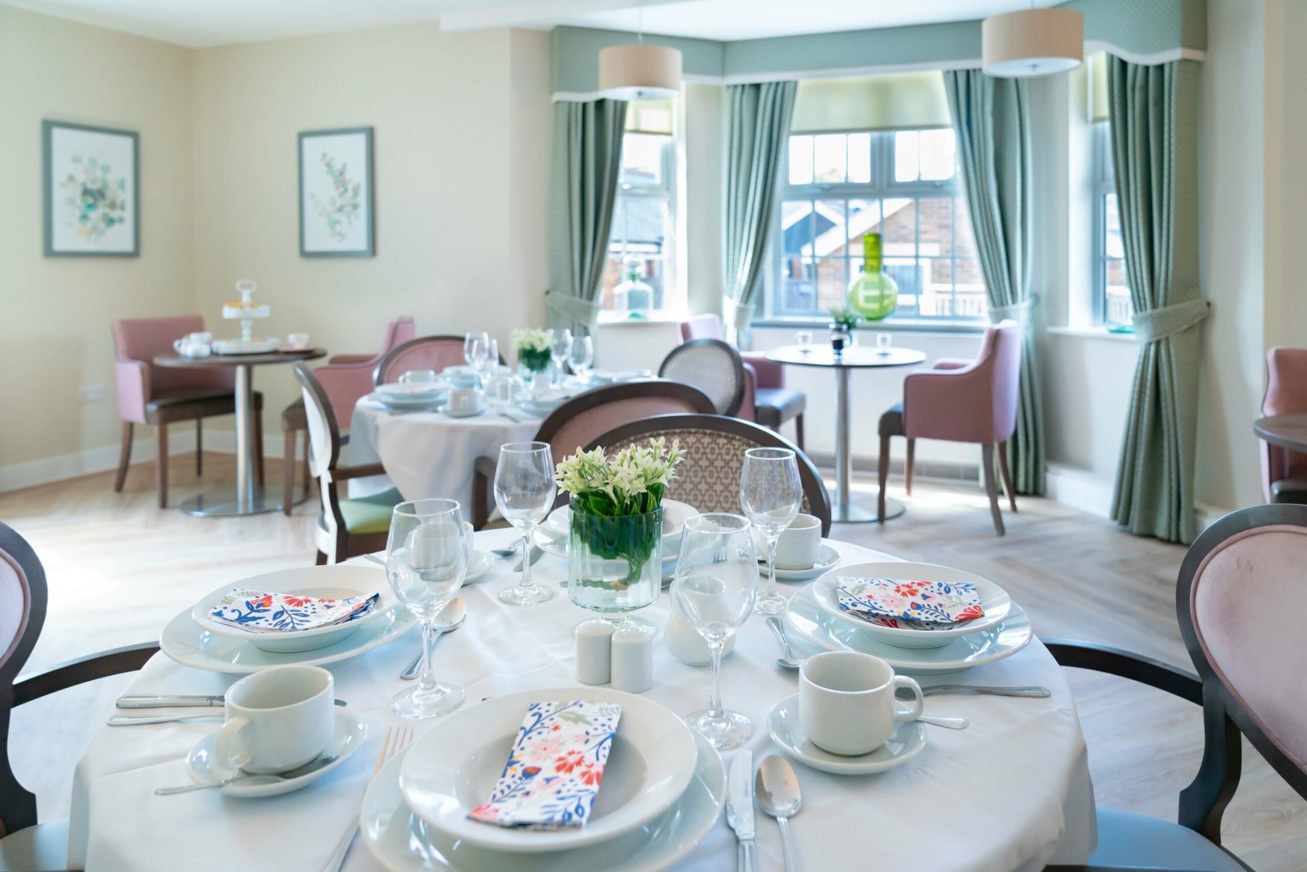 Dining area at White House Care Home