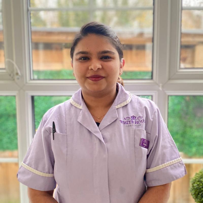 head shot of care assistant