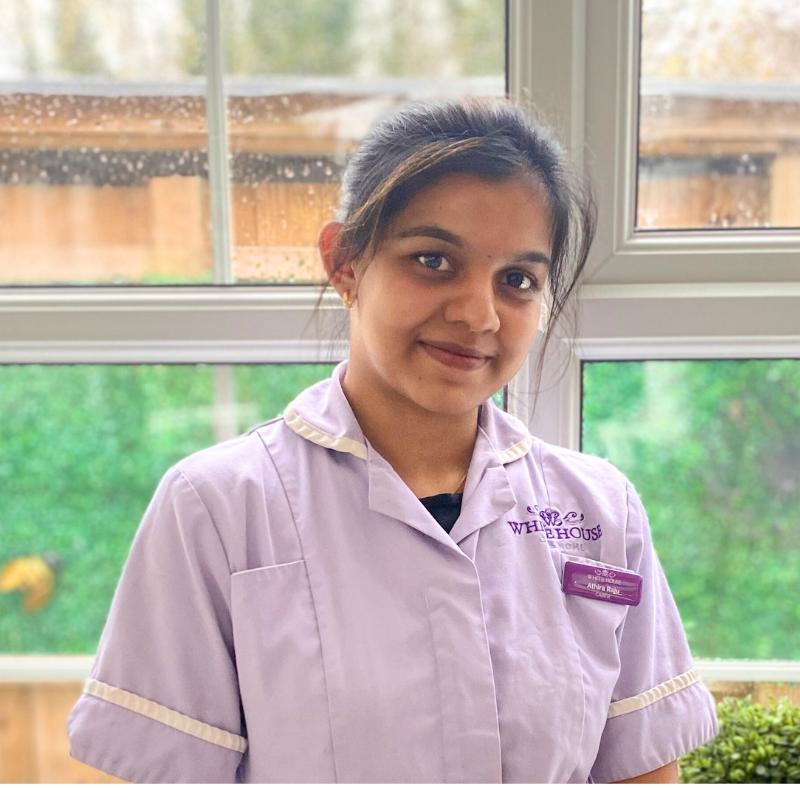 head shot of care assistant