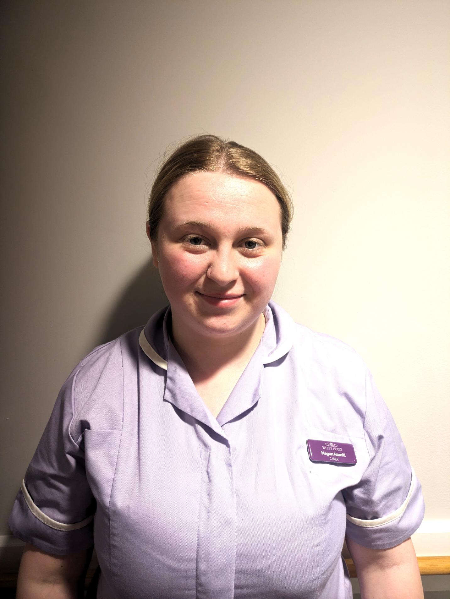 megan one of our care assistants