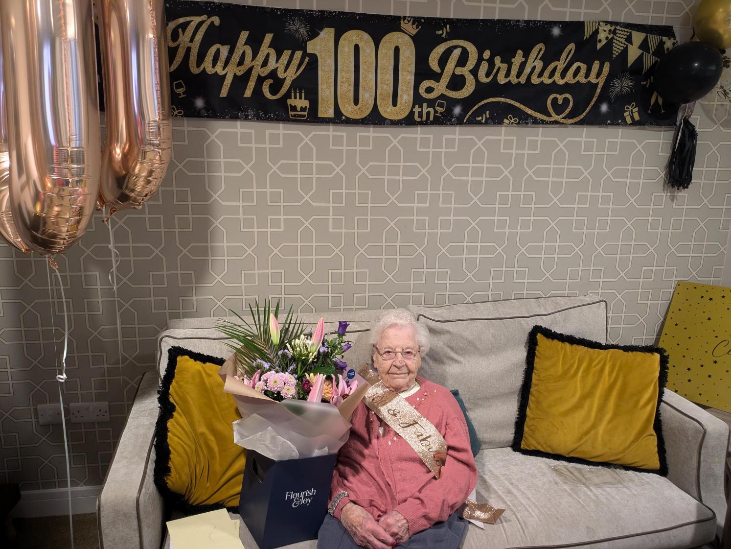 our resident on their 100th birthday