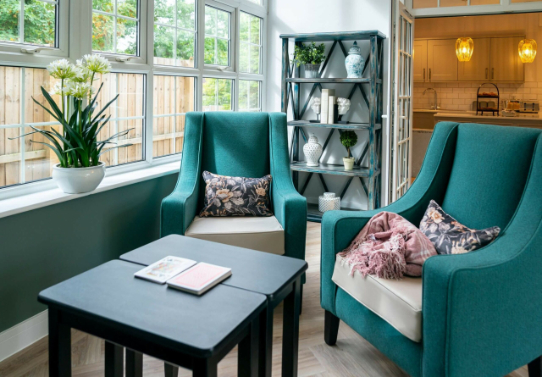 hazelwood care home seating area